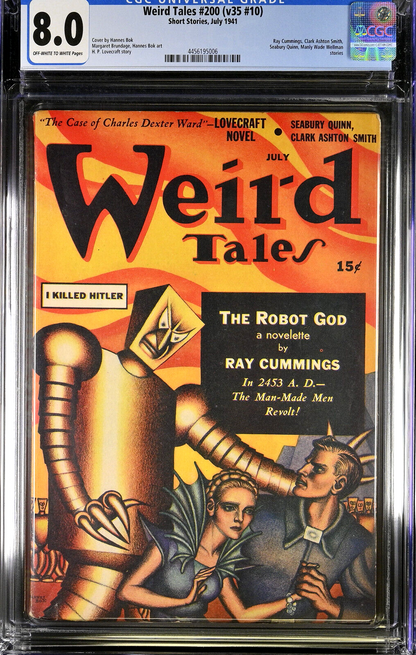 Weird Tales #200 (1941) CGC 8.0 VF OW White Lovecraft TOP SINGLE HIGHEST GRADE!!