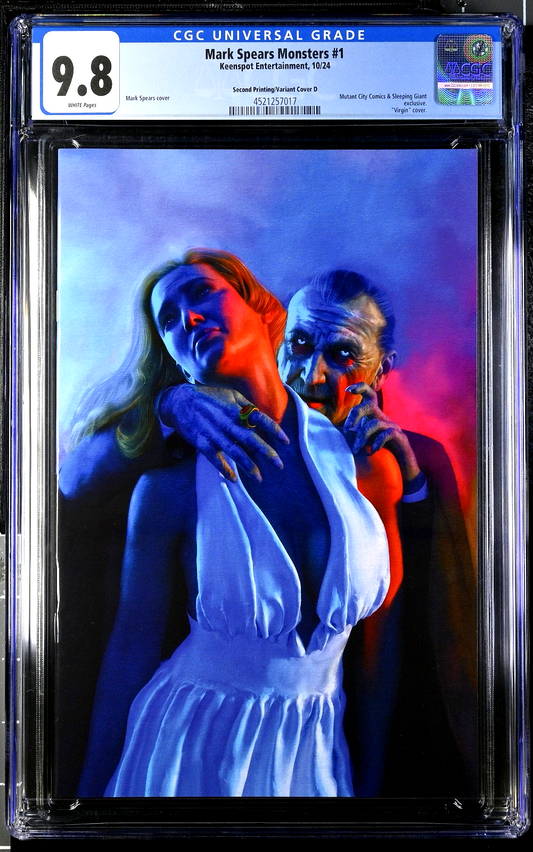 Mark Spears Monsters #1 (2024) CGC 9.8 2nd Print Cover D Dreadful Dracula Bride