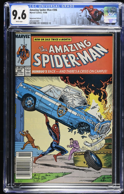 Amazing Spider-Man #306 (1988) CGC 9.6 Newsstand McFarlane Homage Custom Label