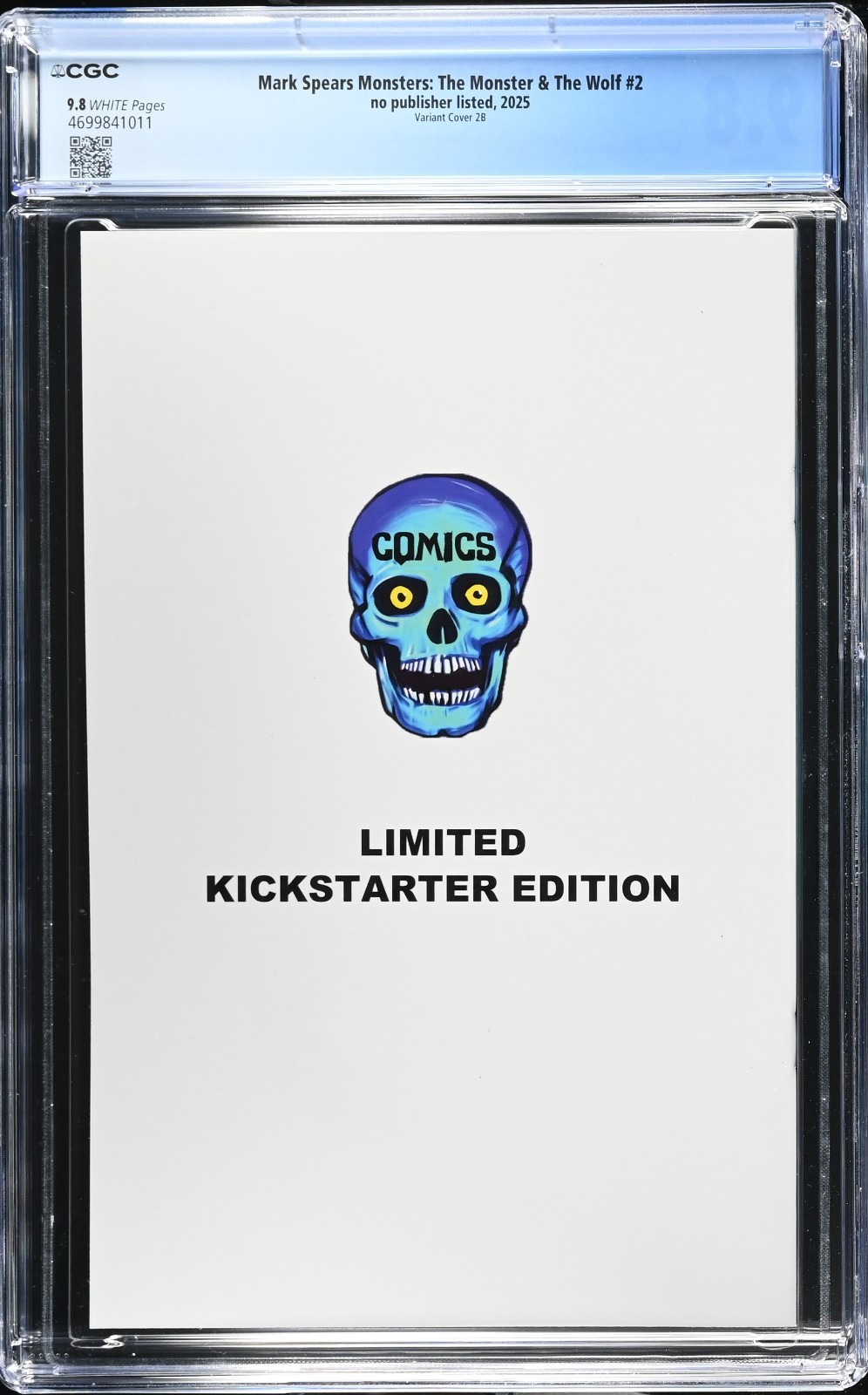 Mark Spears Monster & The Wolf #2 (2025) CGC 9.8 Kickstarter Cvr B Dracula