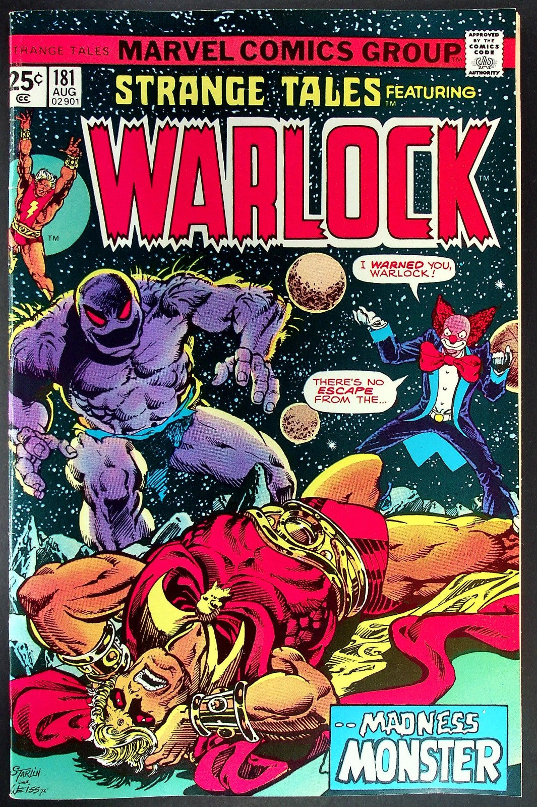 Strange Tales #178 179 180 181 (1975) Warlock KEYS 1st Magus, Gamora & Pip Troll