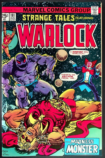 Strange Tales #178 179 180 181 (1975) Warlock KEYS 1st Magus, Gamora & Pip Troll