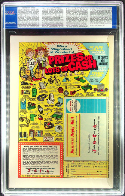 Ghost Rider #1 (1973) CGC 9.6 WHITE KEY 1st Daimon Hellstrom Son Satan OLD Label