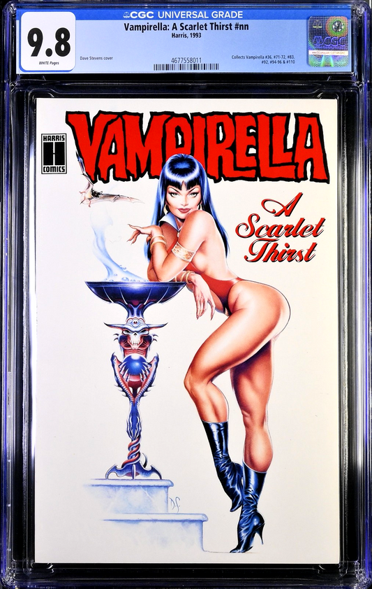 Vampirella a Scarlett Thirst #1 NN (1992) CGC 9.8 NM/MT White Dave Stevens Cover