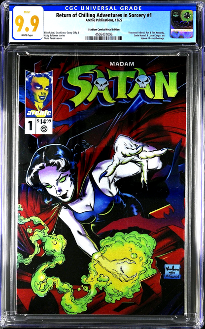 Return of Chilling Adventures in Sorcery #1 (2022) CGC 9.9 Metal Spawn Homage