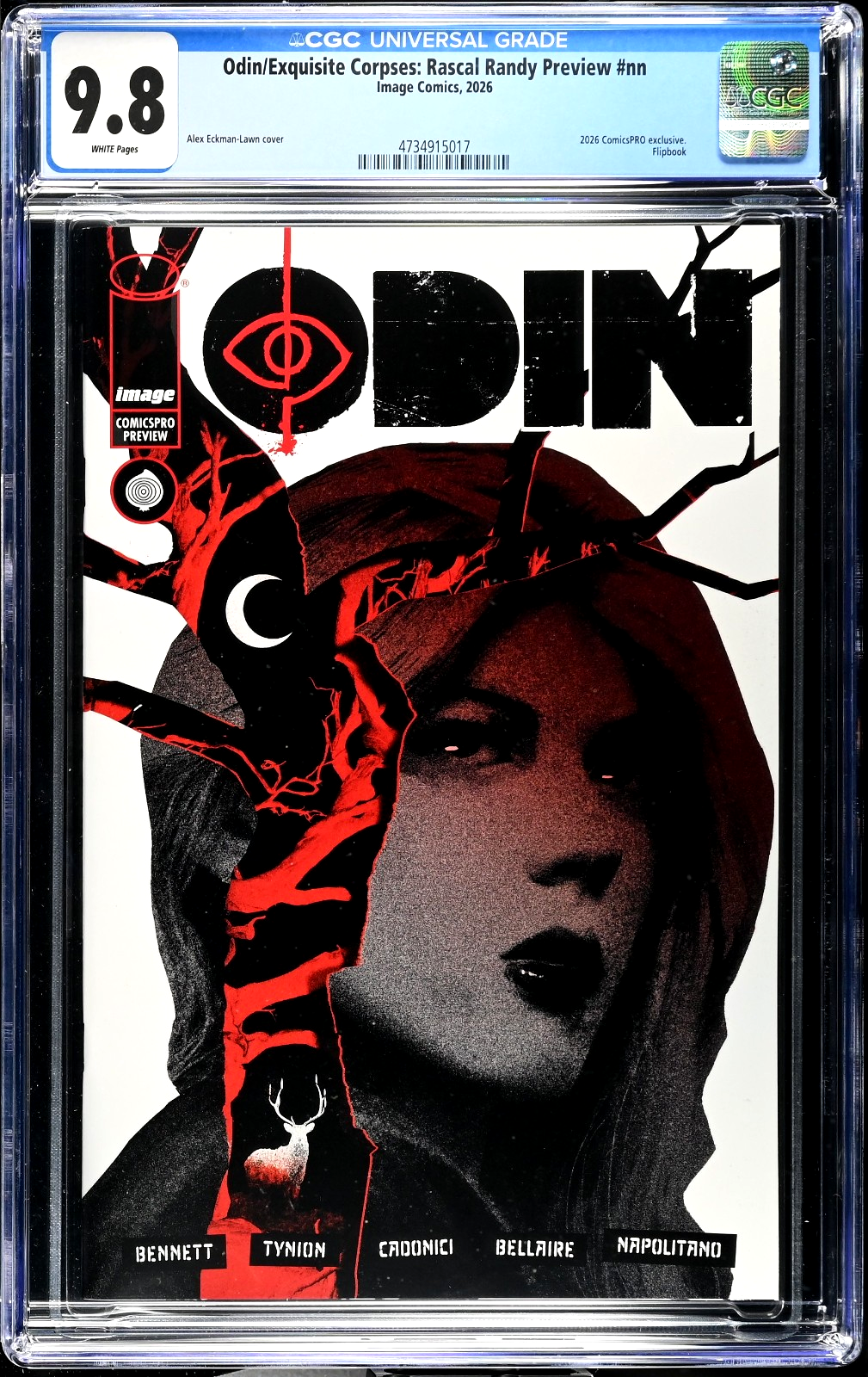 Odin Exquisite Corpses Rascal Randy Preview (2026) CGC 9.8 Ashcan Comicspro