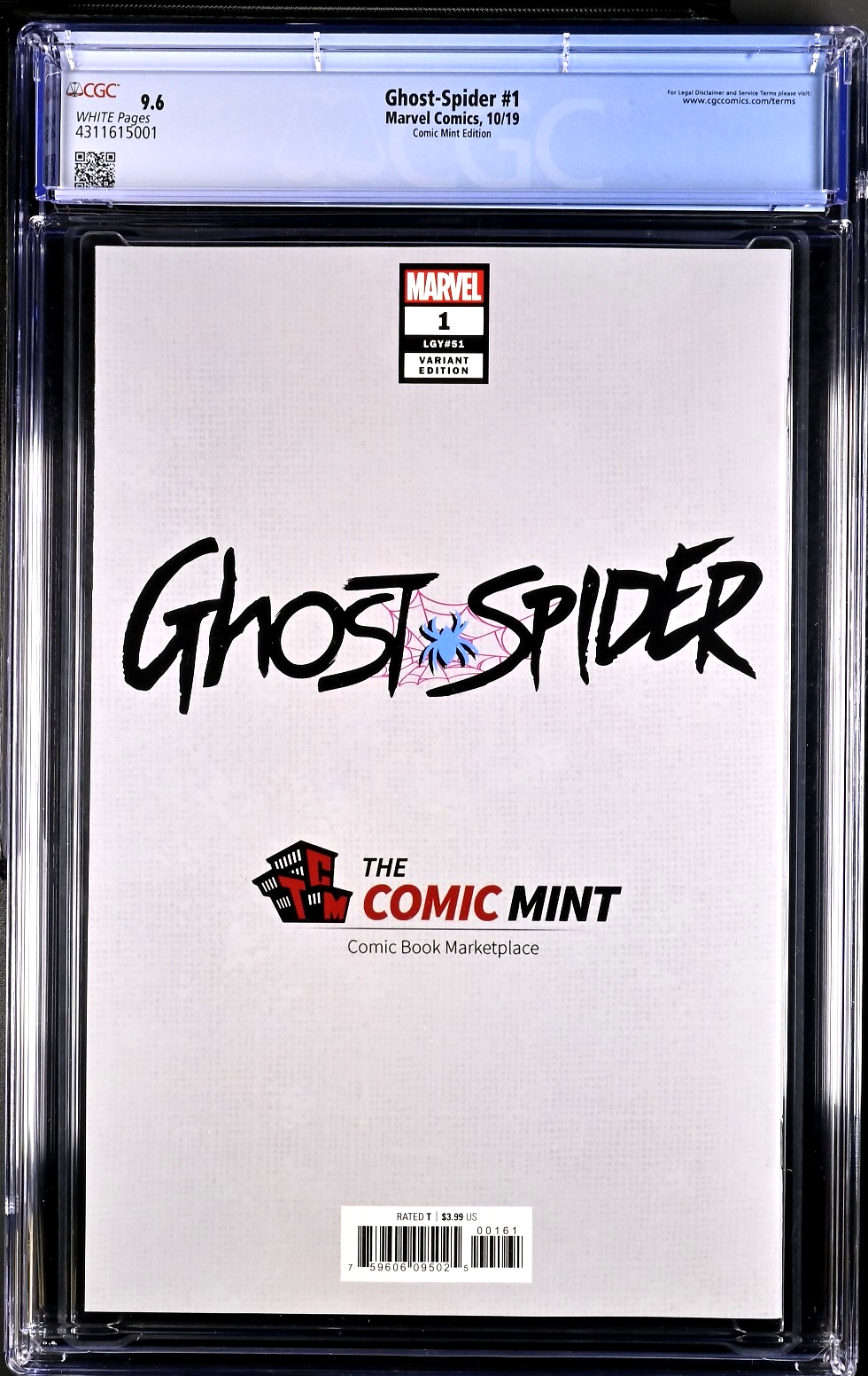 Ghost-Spider #1 (2024) CGC 9.6 NM+ White LGY 51 Comic Mint Shannon Maer Edition