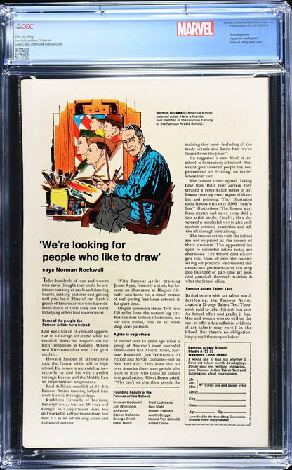 Daredevil #45 (1968) CGC 9.0 VF/NM OW/W NYC Jester Battle Retired Custom Label