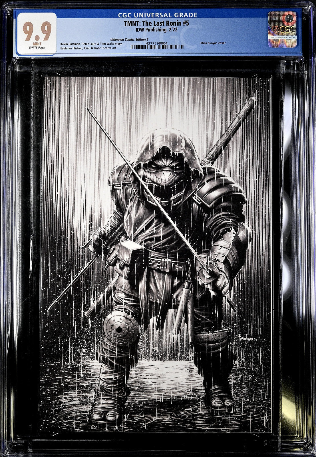 TMNT Last Ronin #5 (2022) IDW CGC 9.9 (Not 9.8) MINT Unknown Comics Edition B