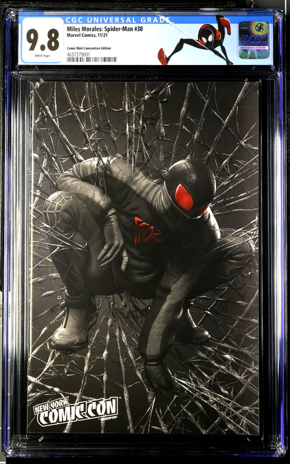Miles Morales Spider-Man #30 (2021) CGC 9.8 NYCC Comic Mint Grassetti Virgin