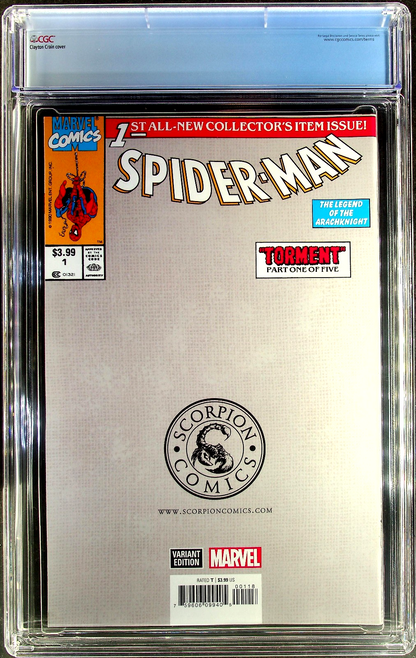 Spider-Man #1 (2020) CGC 9.8 Facsimile Crain Gold Virgin ASM238 Custom Label LTD