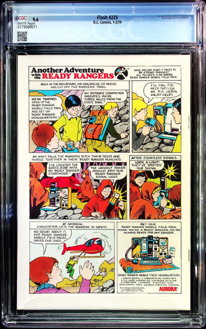 Flash #225 (1974) CGC 9.6 NM+ WHITE Nick Cardy Cover Green Lantern Reverse Flash