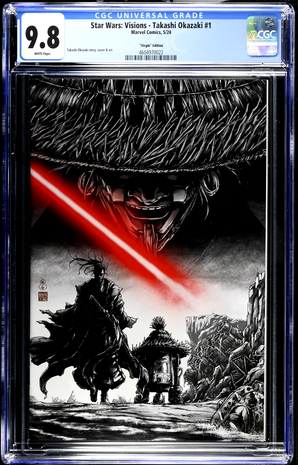 Star Wars: Visions - Takashi Okazaki #1 (2024) CGC 9.8 NM/MT Virgin LTD 1:100