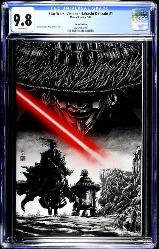 Star Wars: Visions - Takashi Okazaki #1 (2024) CGC 9.8 NM/MT Virgin LTD 1:100
