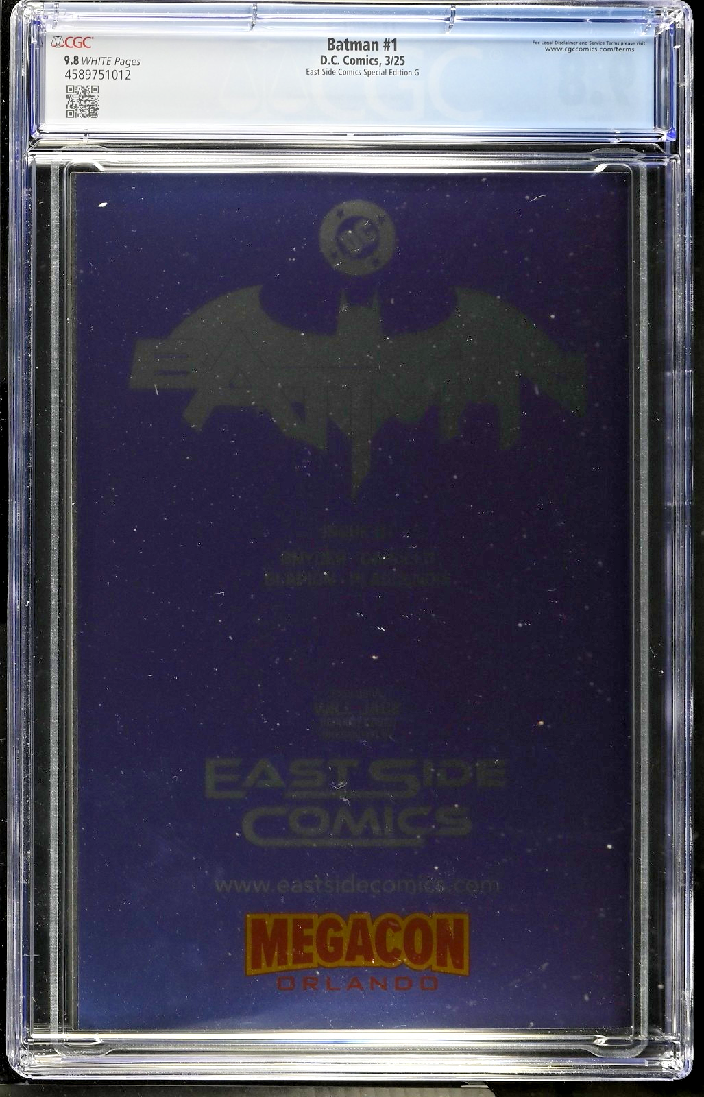 Batman #1 (2011) CGC 9.8 NM/MT Will Jack Full Body Virgin Catwoman Foil Ltd 500