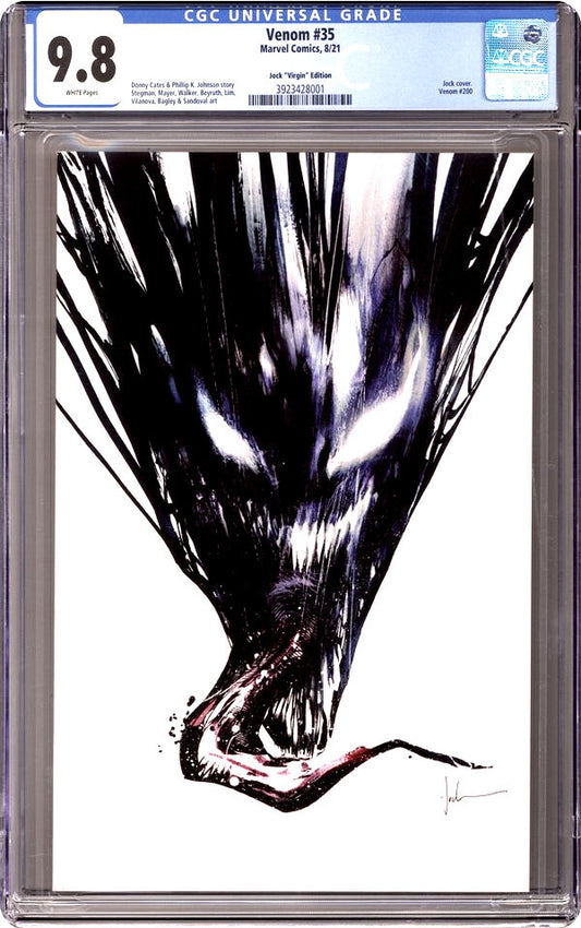 Venom #35 (2018) CGC 9.8 NM/MT Jock Vigin Edition 1:500 