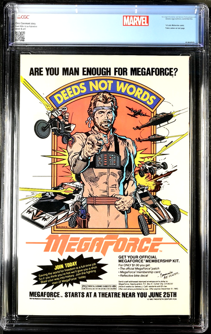 Wolverine Limited Series #1 (1982) CGC 9.8 NM/MT WHITE Newsstand Custom Label