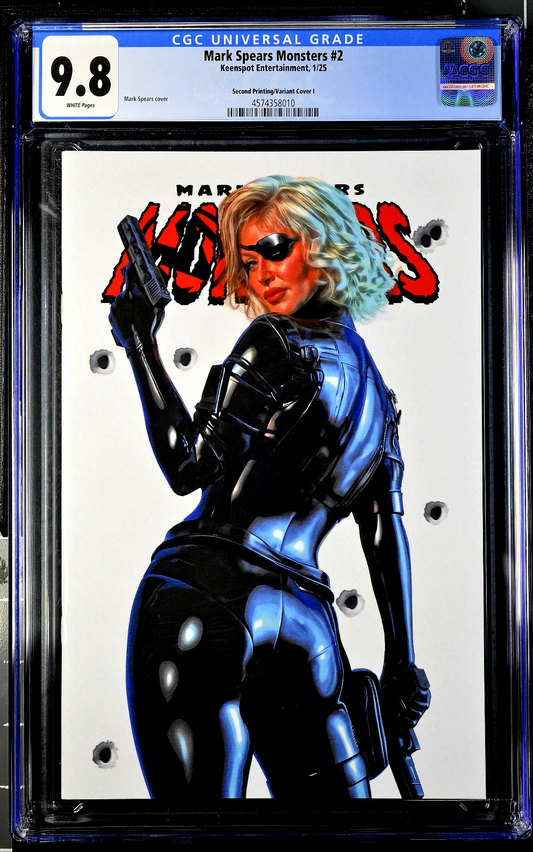 Mark Spears Monsters #2 (2025) CGC 9.8 NM/MT 2nd Print Ilsa Cover I LTD 450