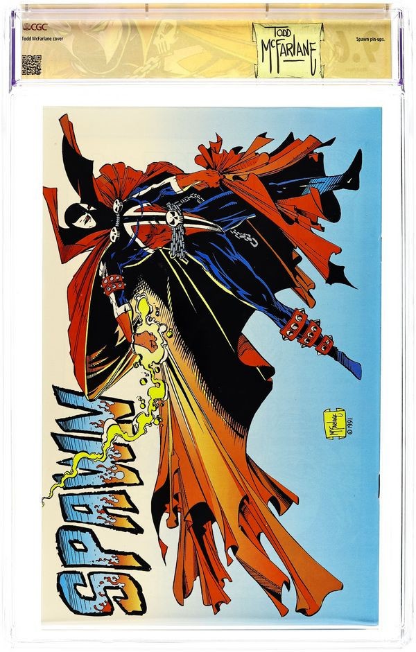 Malibu Sun #13 (1991) CGC 9.6 NM+ SS 1st Spawn McFarlane Signature Custom Label