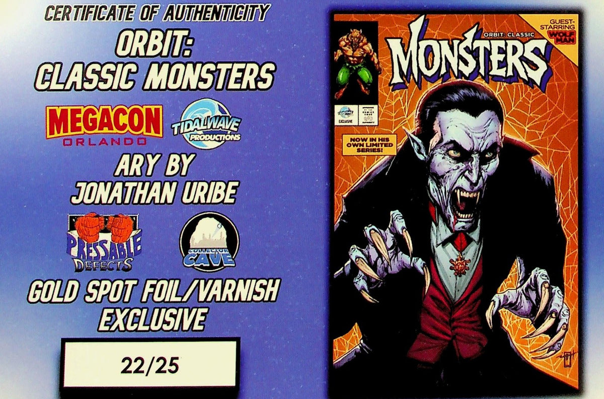 Orbit Classic Monsters (2026) CGC 9.9 Dracula Gold Lethal Protector LTD 22/25