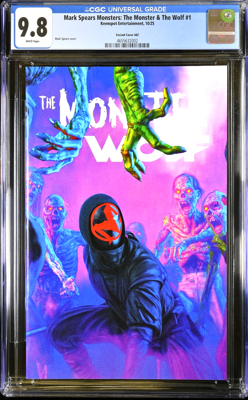 Mark Spears Monsters and Wolf #1 (2025) CGC 9.8 A87 Slayer vs. Zombies LTD 1:700