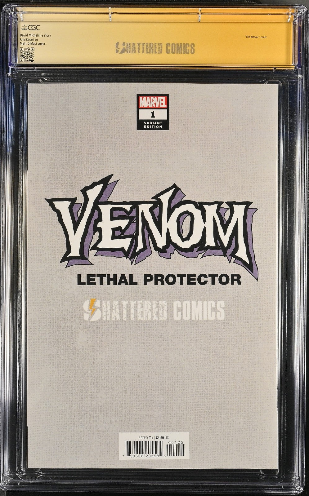 Venom Lethal Protector II #1 (2023) CGC 9.8 SS Sign Delarosa Demasi Shattered C