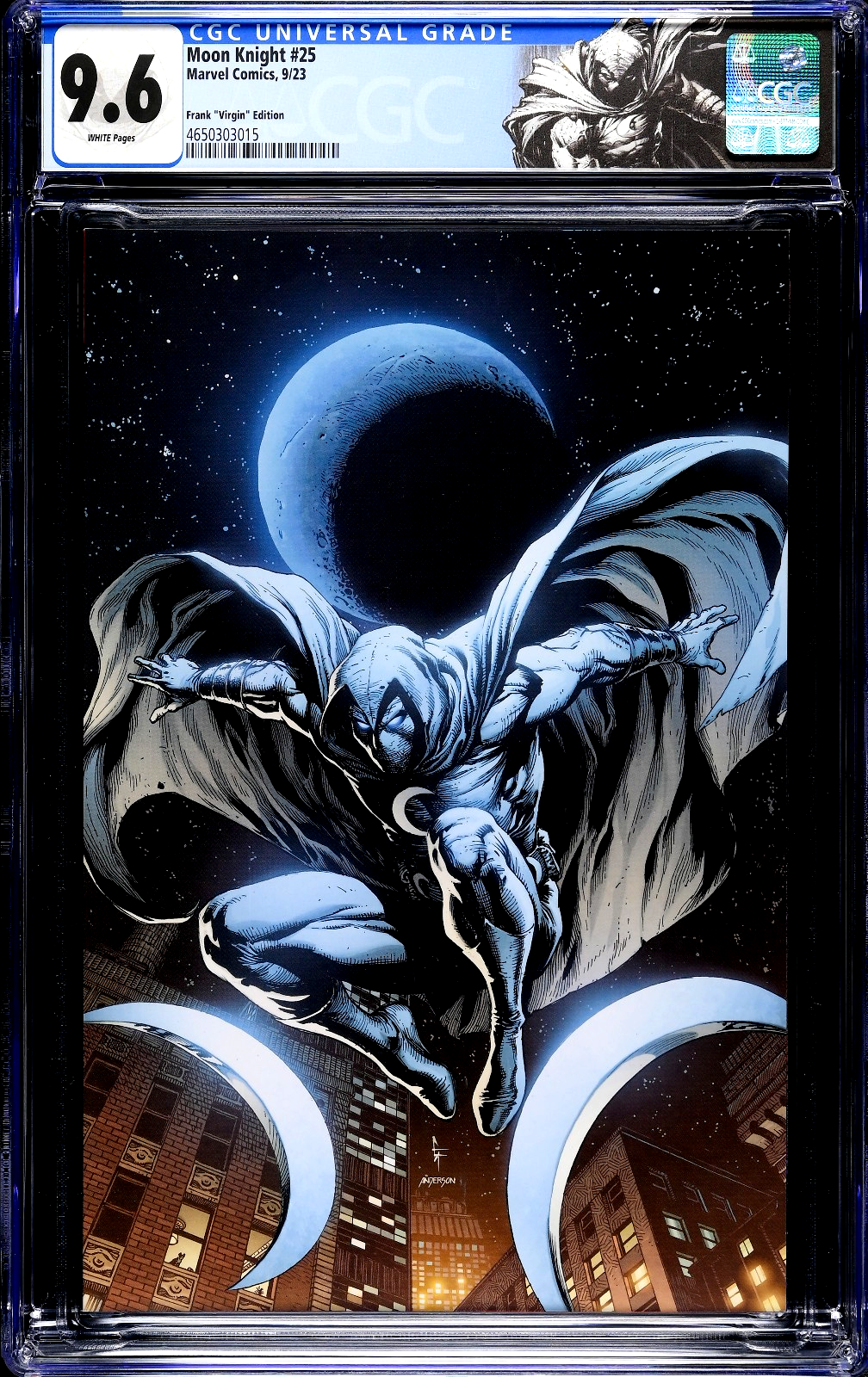 Moon Knight #25 (2023) CGC 9.6 NM+ Gary Frank Virgin Retail Incentive LTD 1:50