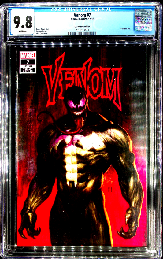 Venom #7 (2018) CGC 9.8 NM/MT LGY 172 KRS Comics Mike Choi 1st Dylan Brock Trade