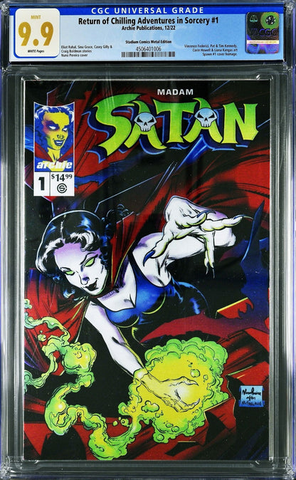 Return of Chilling Adventures in Sorcery #1 (2022) CGC 9.9 Metal Spawn Homage