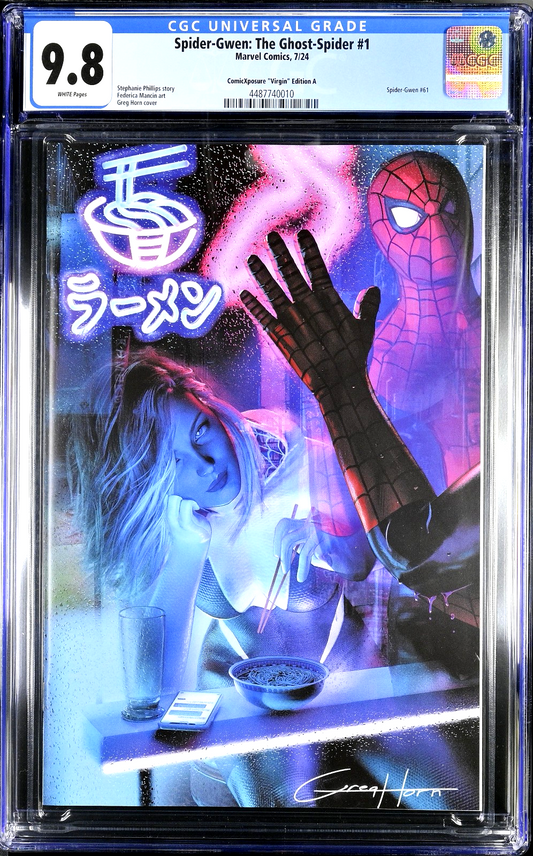 Spider-Gwen The Ghost-Spider #1 (2024) CGC 9.8 ComicXposure Greg Horn Virgin A