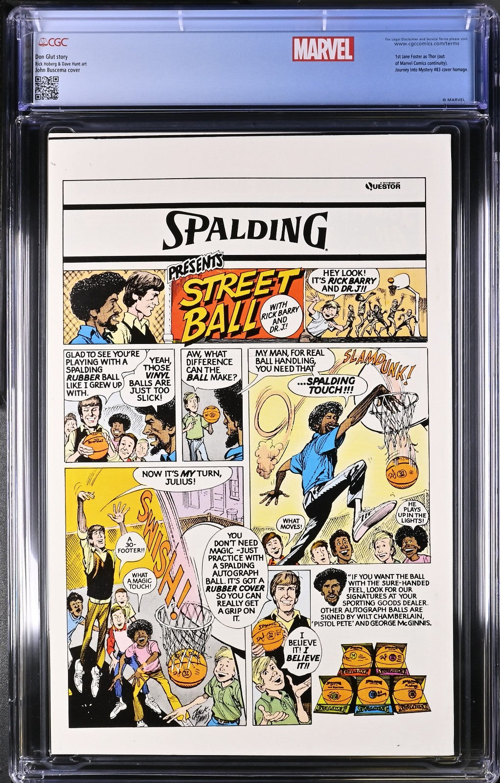 What If? #10 (1978) CGC 9.8 Key 1st Jane Foster Thor HTF Retired Custom Label PC