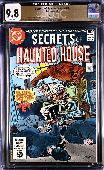 Secrets of Haunted House #38 (1981) CGC 9.8 NM/MT White Massachusetts Pedigree
