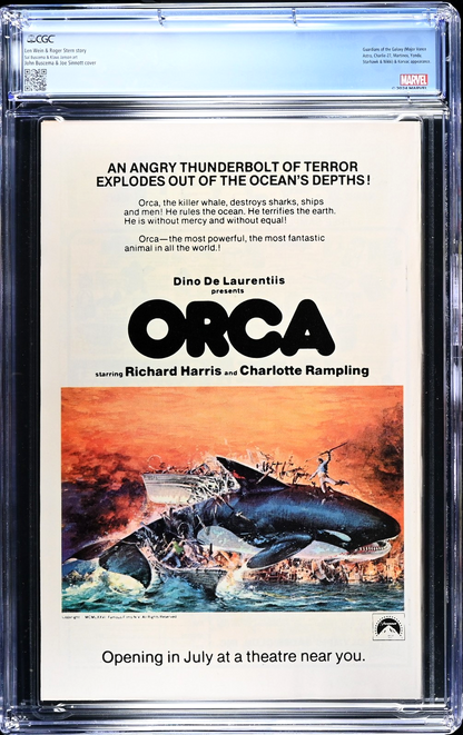 Thor Annual #6 (1977) CGC 9.8 NM/MT WHITE Buscema Guardians Galaxy Custom Label