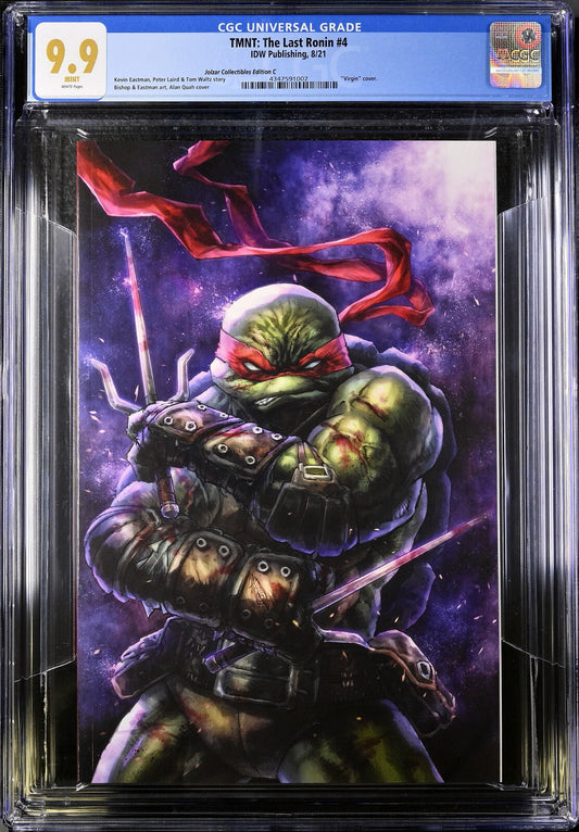TMNT: The Last Ronin #4 (2021) CGC 9.9 MINT Jolzar Collectibles Virgin C Not 9.8