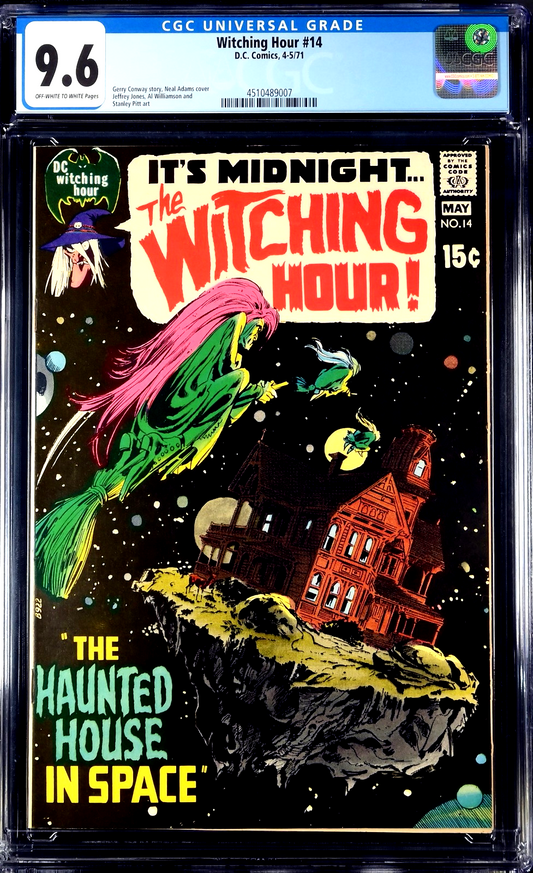 Witching Hour #14 (1971) CGC 9.6 NM+ 9.6 OW White Key Classic Neal Adam Cover