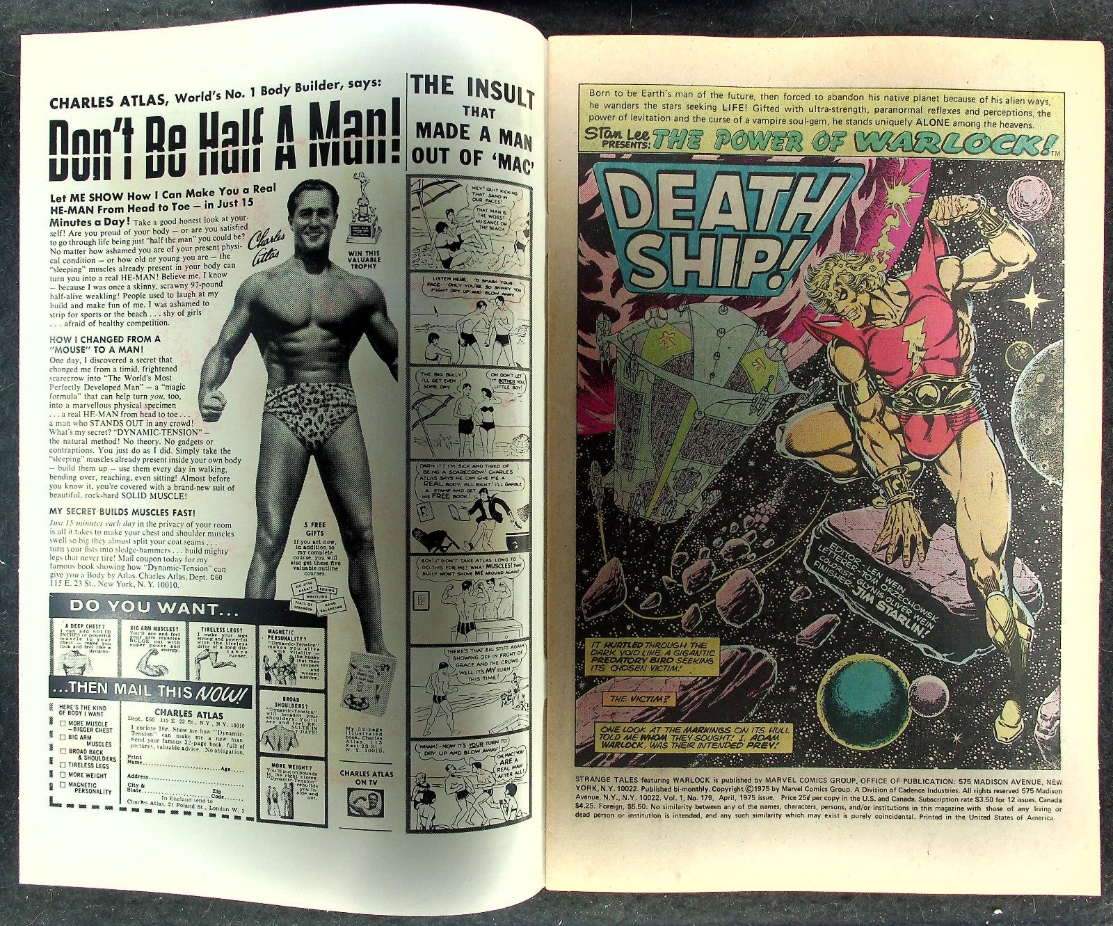 Strange Tales #178 179 180 181 (1975) Warlock KEYS 1st Magus, Gamora & Pip Troll