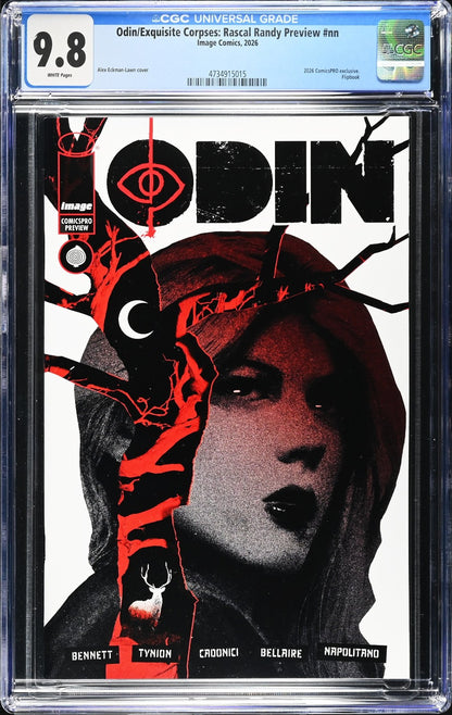 Odin Exquisite Corpses Rascal Randy Preview (2026) CGC 9.8 Ashcan Comicspro