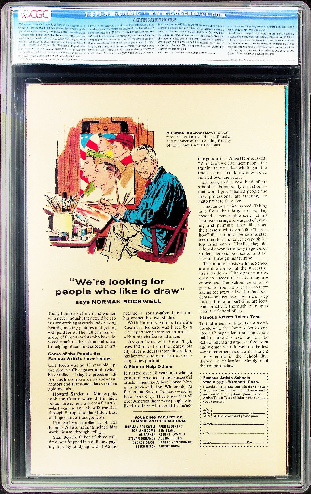 Tales To Astonish #100 (1968) CGC 9.4 NM WHITE Hulk vs Sub-Mariner Battle Cover