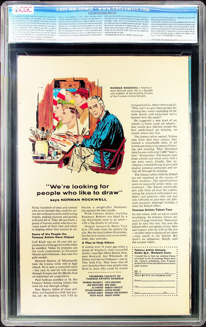 Tales To Astonish #100 (1968) CGC 9.4 NM WHITE Hulk vs Sub-Mariner Battle Cover