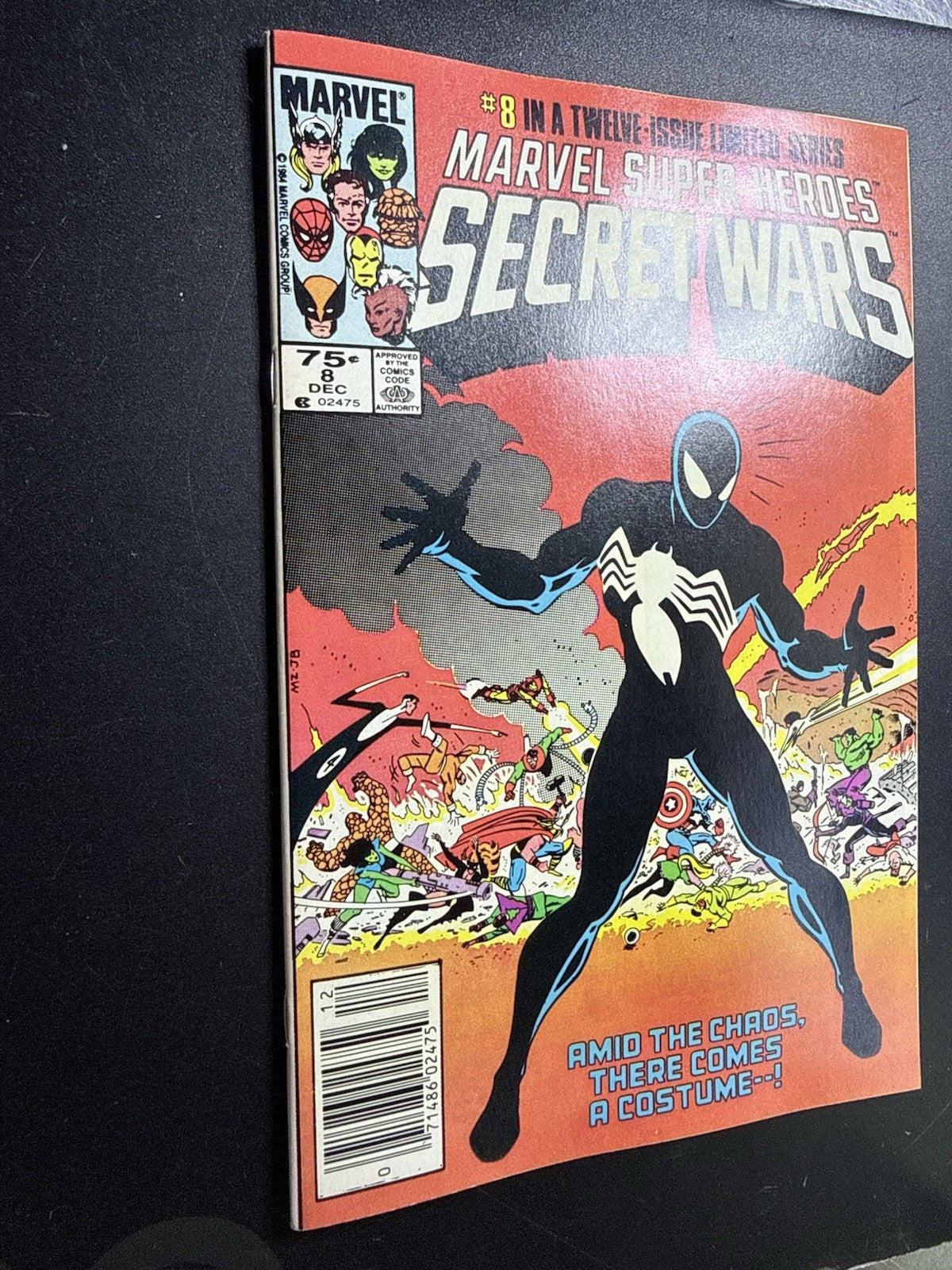 Marvel Secret Wars #8 (1984) NM Newsstand KEY Venom 1st Black Suit Spider-Man PC