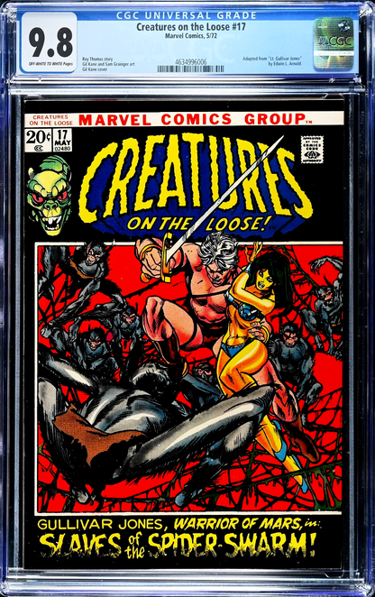 Creatures on the Loose #17 (1972) CGC 9.8 NM/MT OW/White Gil Kane Cvr TOP Graded