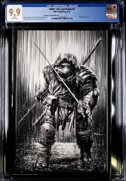TMNT Last Ronin #5 (2022) IDW CGC 9.9 (Not 9.8) MINT Unknown Comics Edition B