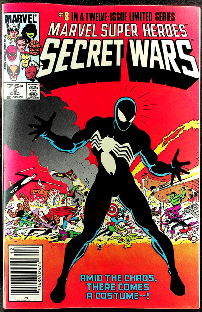 Marvel Secret Wars #8 (1984) NM Newsstand KEY Venom 1st Black Suit Spider-Man PC