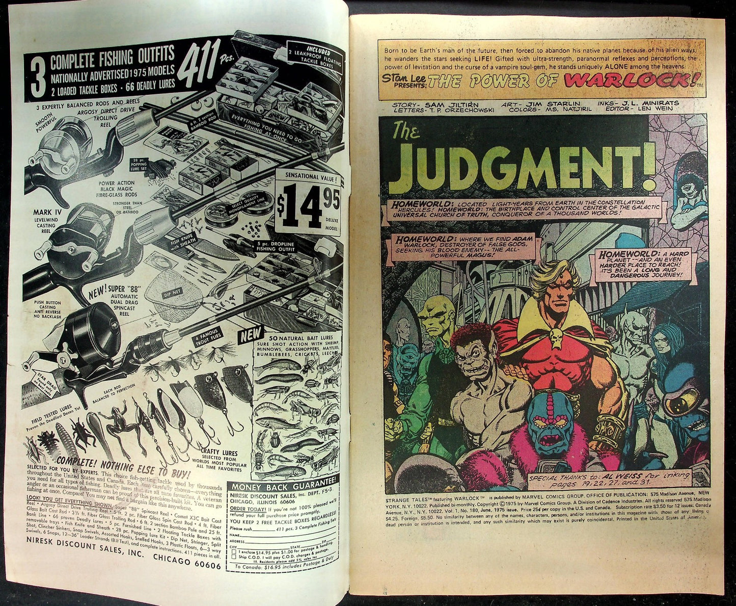 Strange Tales #178 179 180 181 (1975) Warlock KEYS 1st Magus, Gamora & Pip Troll