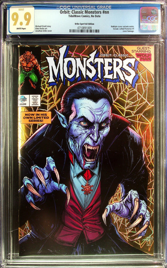 Orbit Classic Monsters (2026) CGC 9.9 Dracula Gold Venom Lethal Protector LTD 25