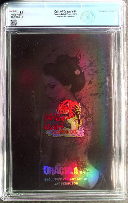 Cult Of Dracula #4 (2021) CGC 9.8 NM/MT Hawg Jaw Exclusive Jay Ferguson LTD 100