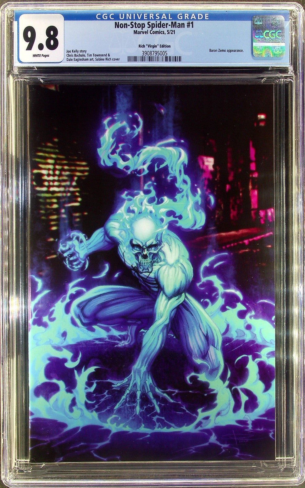Non-Stop Spider-Man #1 (2021) CGC 9.8 NM/MT Rich Virgin Spirit Spider Cover
