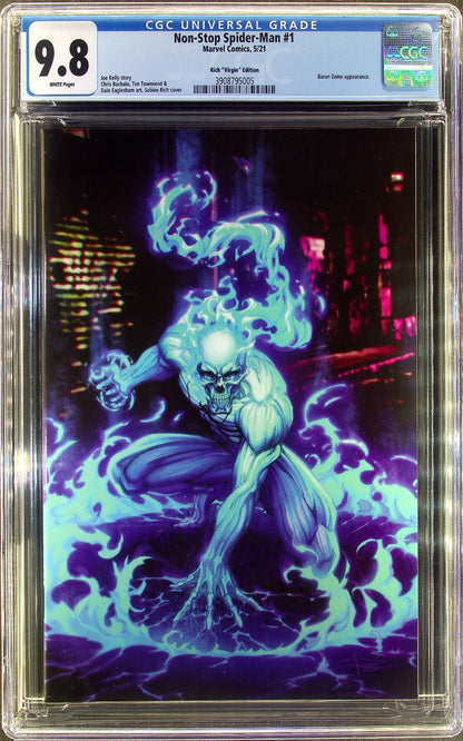 Non-Stop Spider-Man #1 (2021) CGC 9.8 NM/MT Rich Virgin Spirit Spider Cover