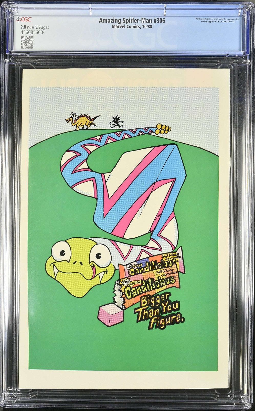 Amazing Spider-Man #306 (1988) CGC 9.8 NM/MT WHT McFarlane Action Comics Homage