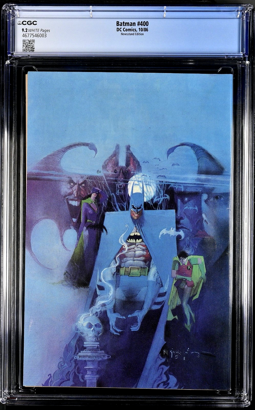 Batman #400 (1986) CGC 9.2 NM- White Anniversary Newsstand Edition (WTC/BT)